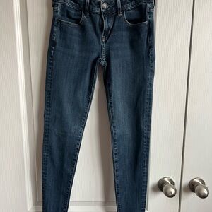 American Eagle Outfitters Dark Blue Skinny Jeans